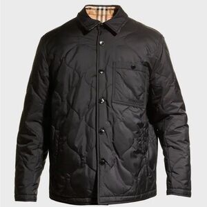 NWOT Burberry Francis Mens reversible quilted overshirt
